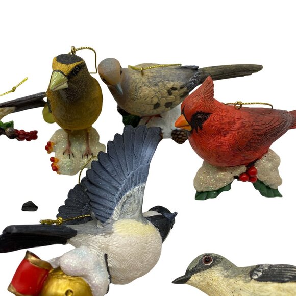 Danbury Mint Songbirds Christmas Ornaments set 11 Christmas tree ornaments - Picture 5 of 13